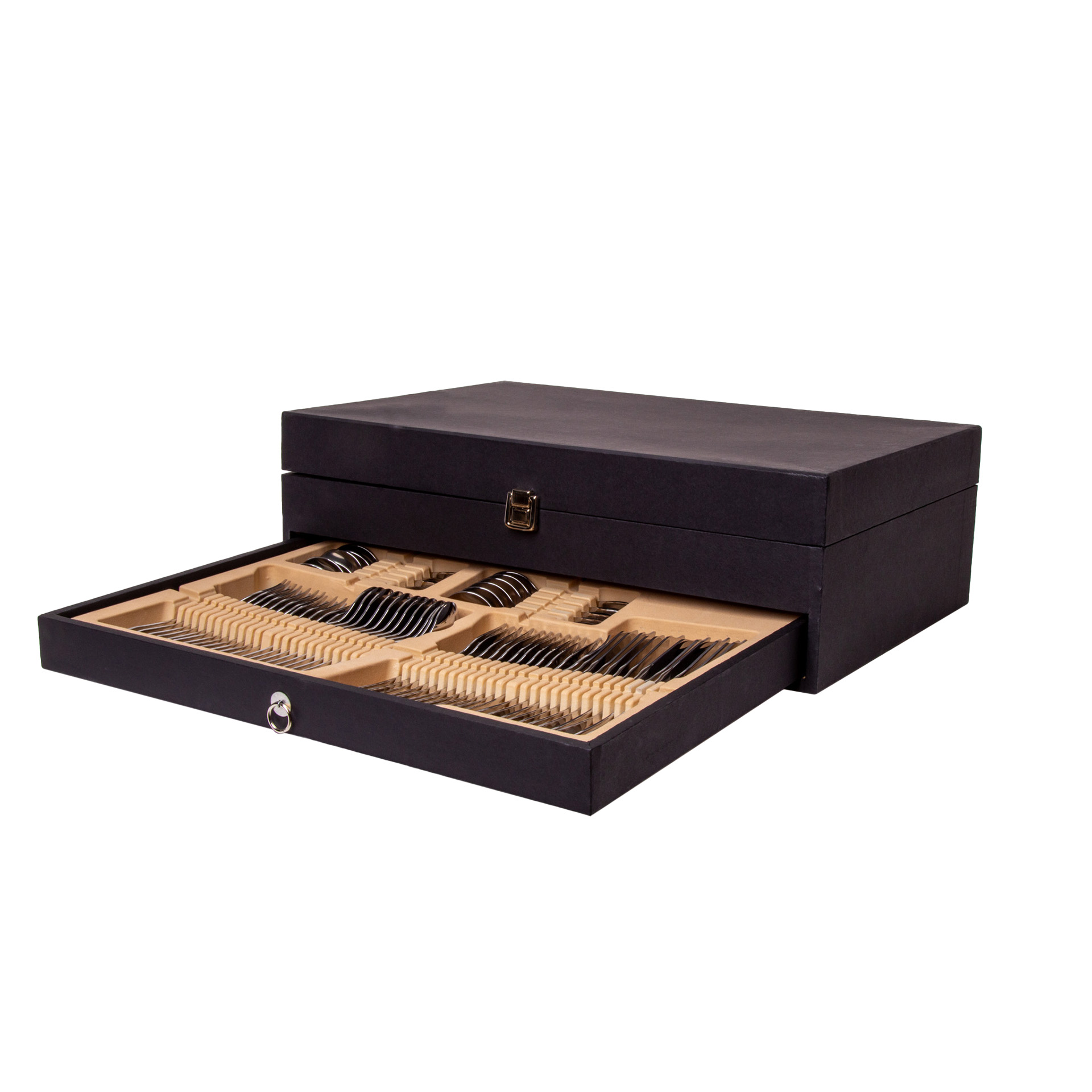 Faqueiro Marte Inox com Estojo 130 Peças