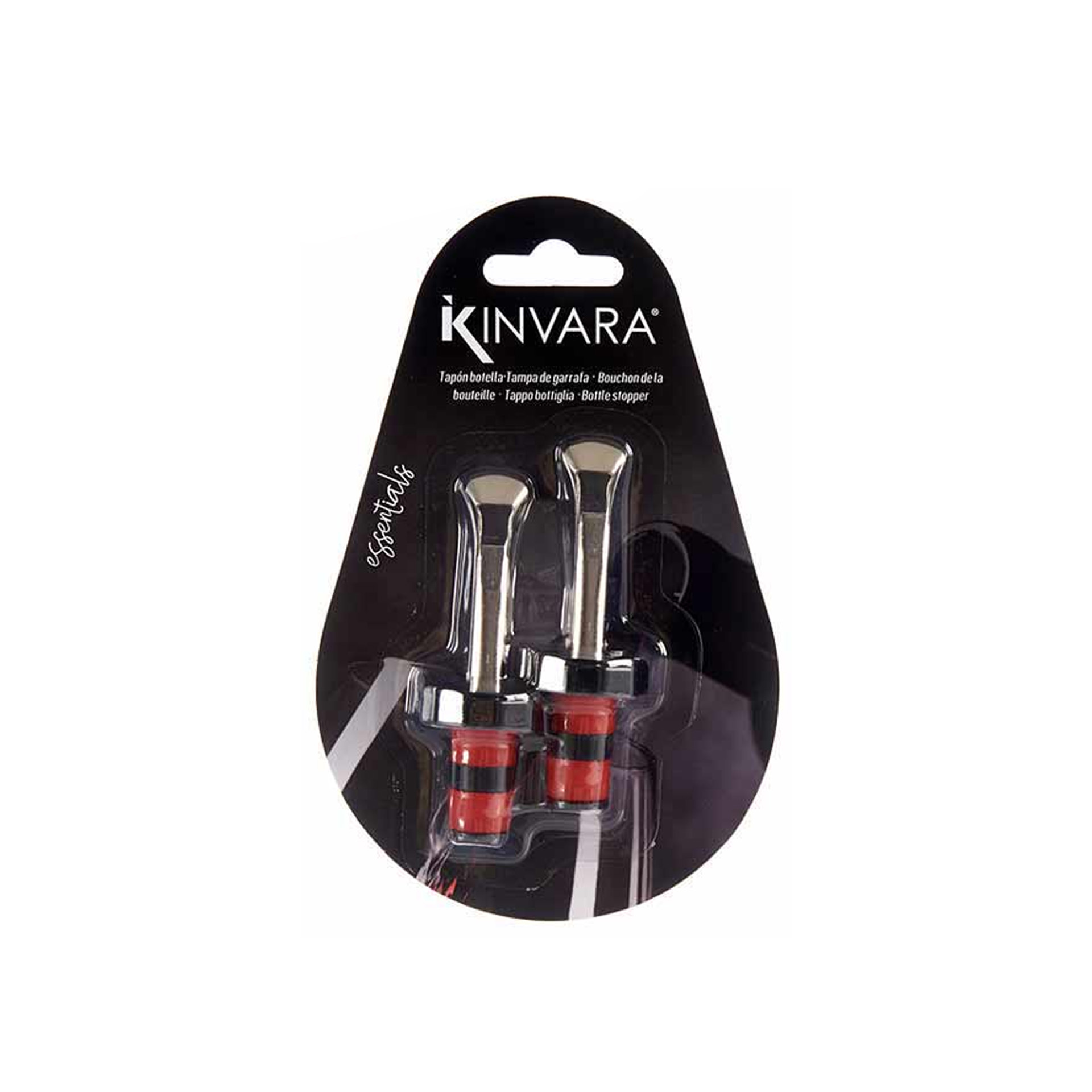 Rolha Metal para Garrafa 12X18.5cm Pack 2