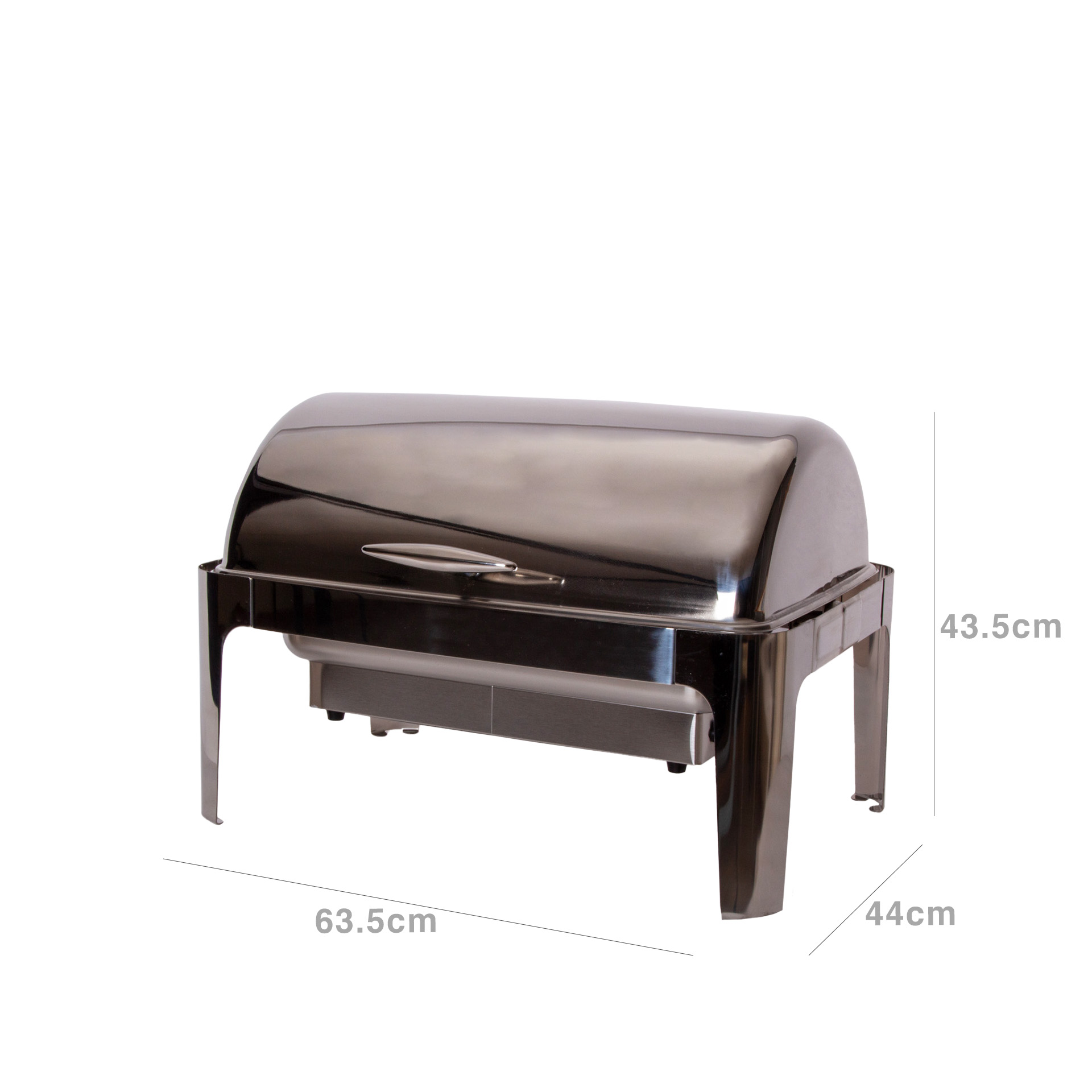 Chafing Dish Elétrico Inox Tampa Basculante 9L 63.5X44X43.5cm