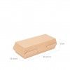 Caixa Carto Natural Panini 26.5X12.2X7cm Pack 50