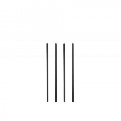 Palhinha Direita Papel Preto 0.6X20cm Pack 250