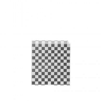 Saco Antigordura para Hambrguer Preto 13X14cm Pack 1000