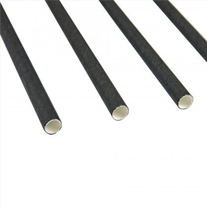 Palhinha Direita Papel Preto 0.6X20cm Pack 250