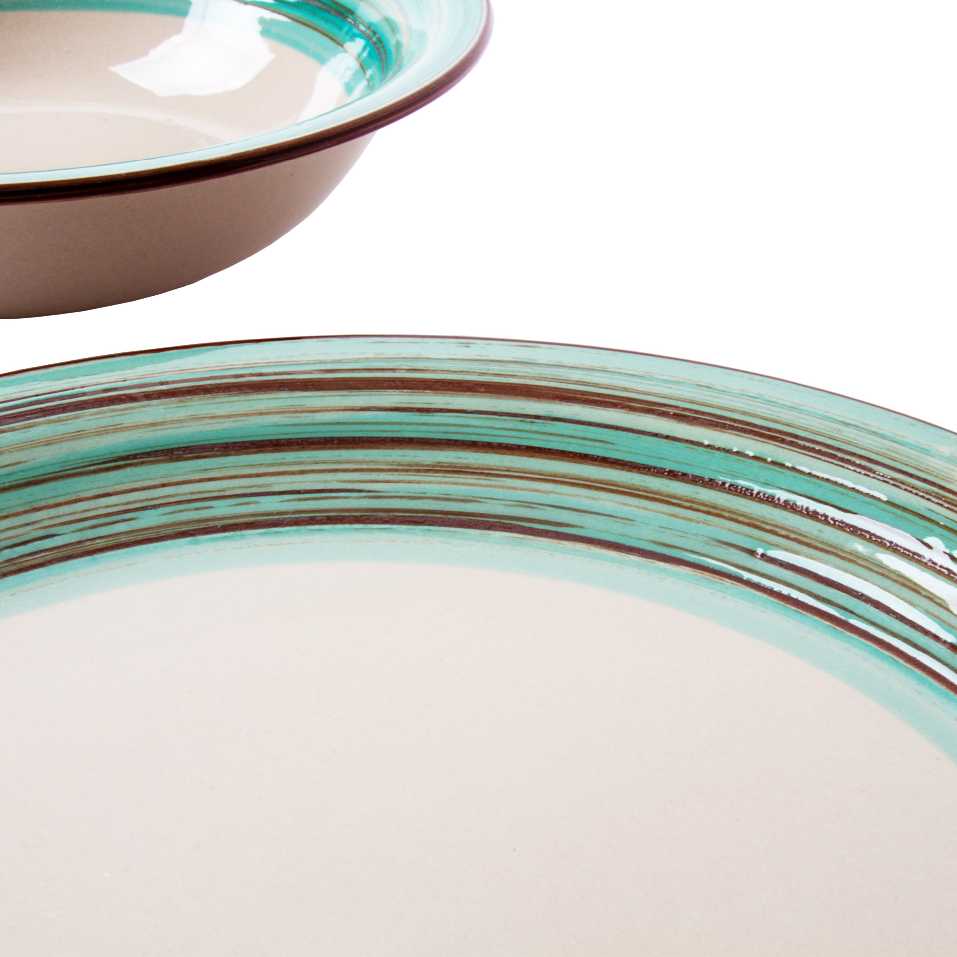 Serviço Mesa Gres Azul 18 Peças