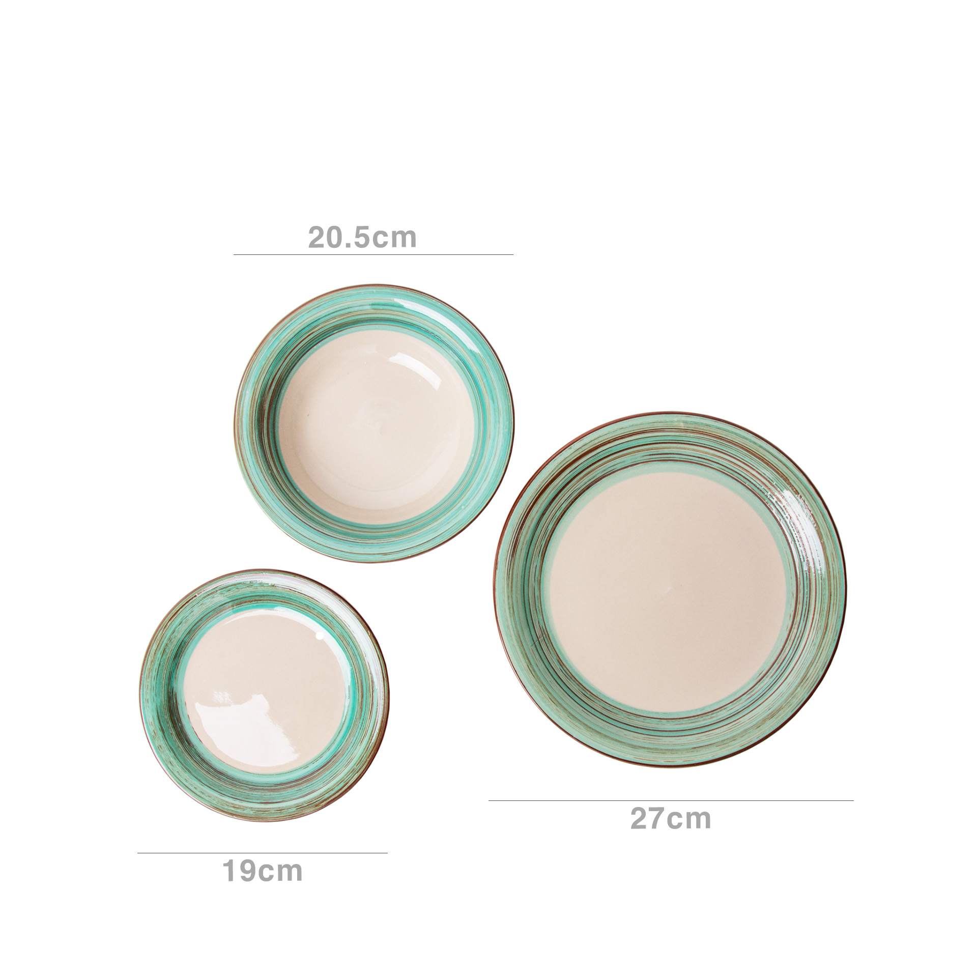 Serviço Mesa Gres Azul 18 Peças