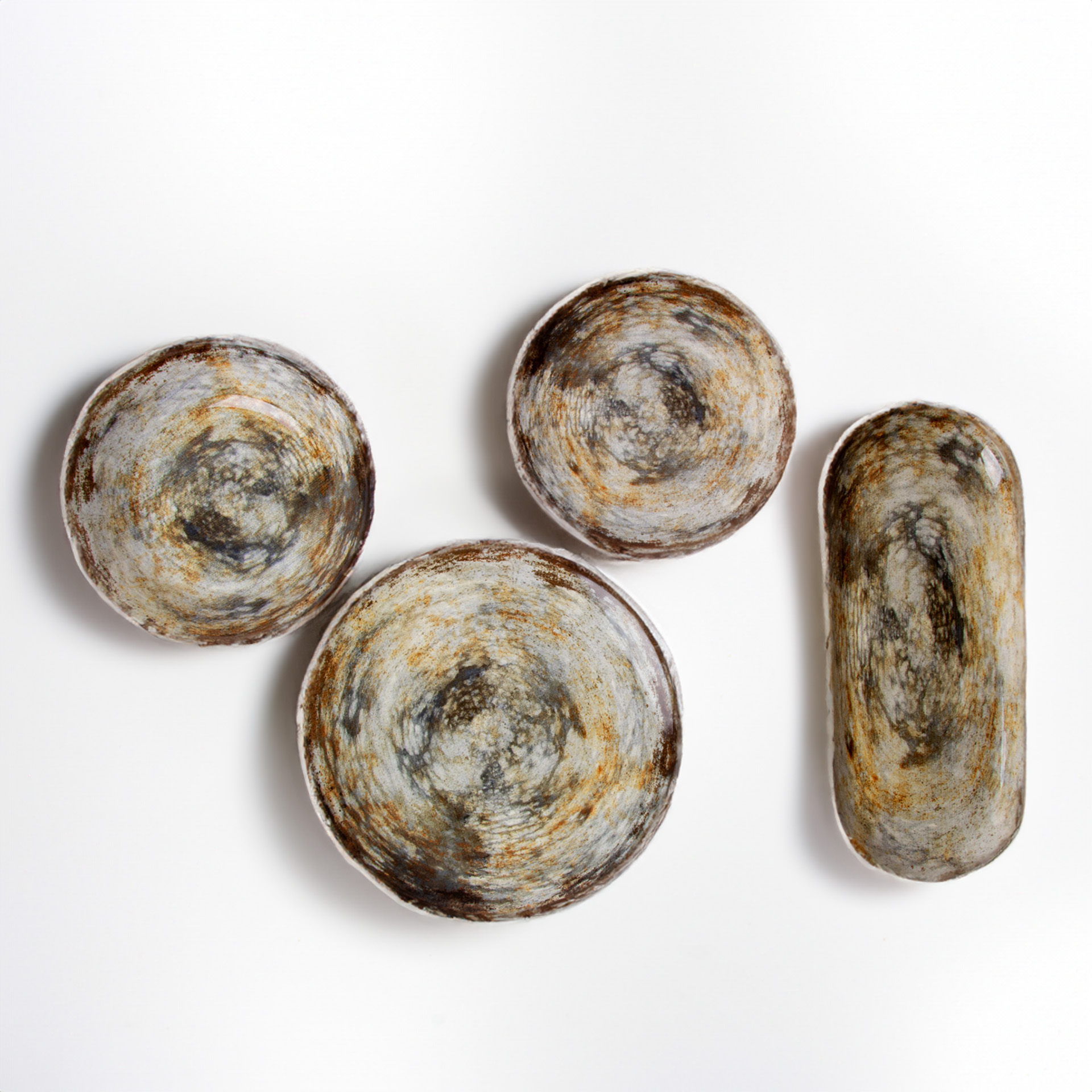 Prato Raso Vessia Castanho 26.5X2.5cm