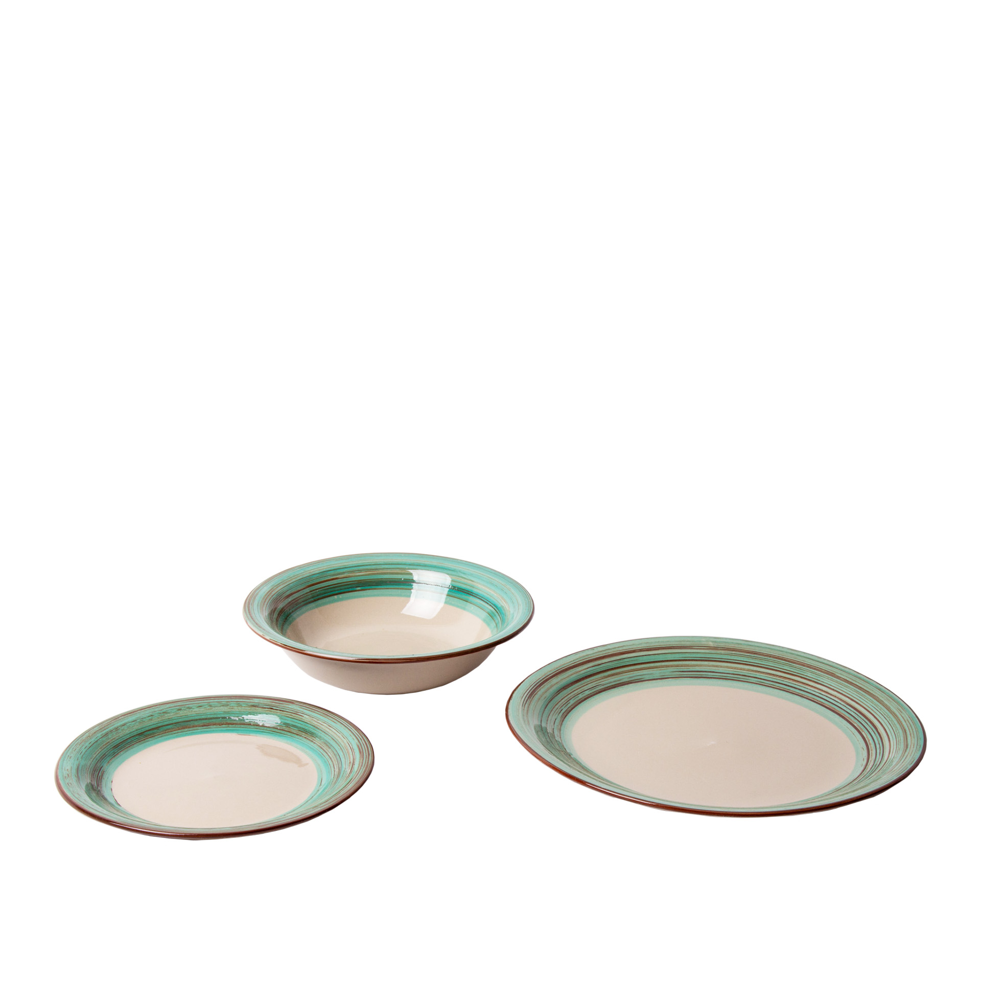 Serviço Mesa Gres Azul 18 Peças