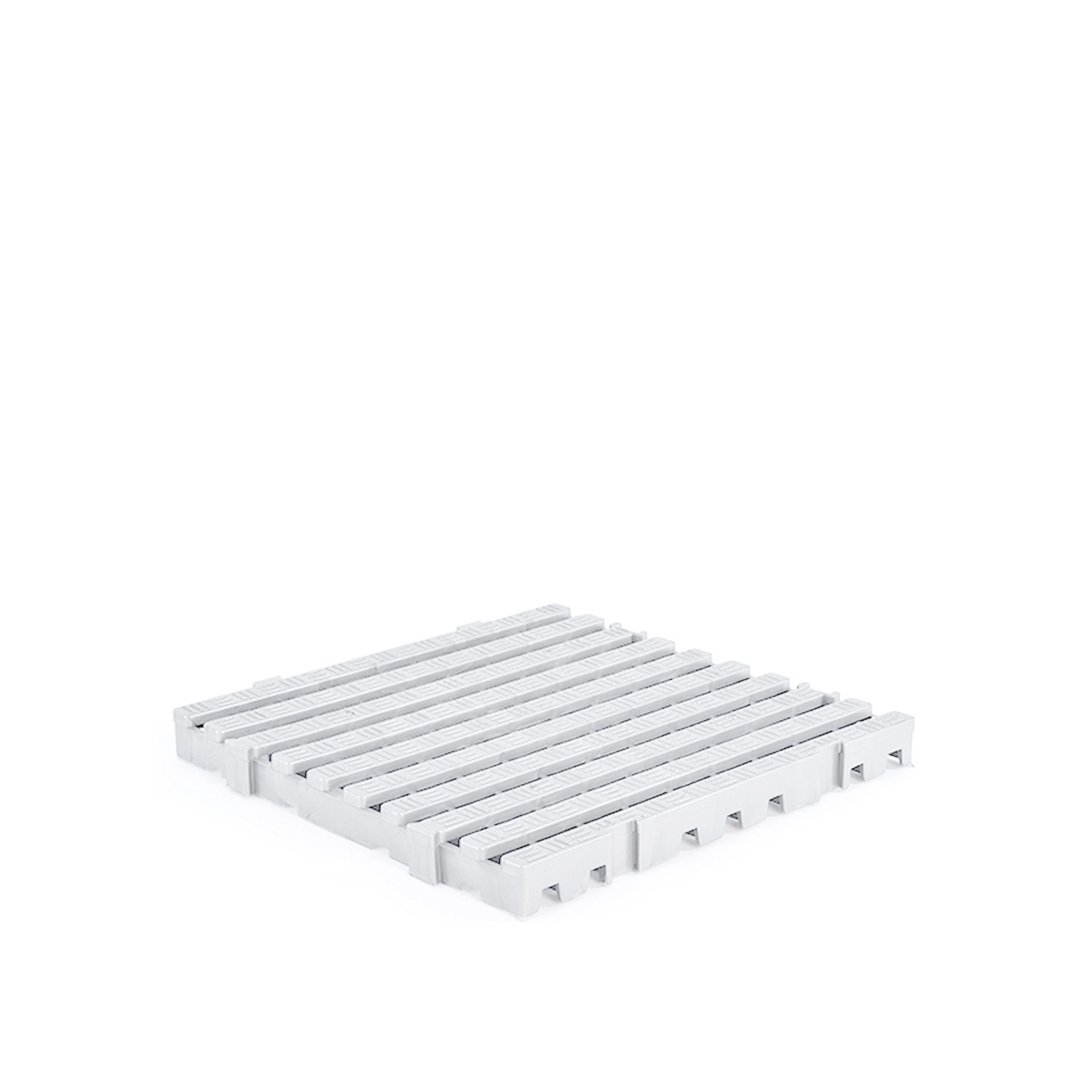 Estrado Plástico Branco 50X50X5cm