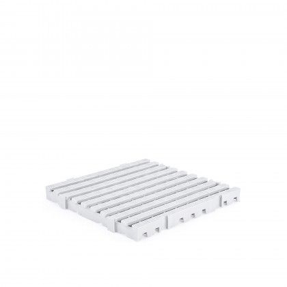 Estrado Plástico Branco 50X50X5cm Estrado Plástico Branco 50X50X5cm