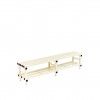 Banco Vestirio Creme 100X49X40cm