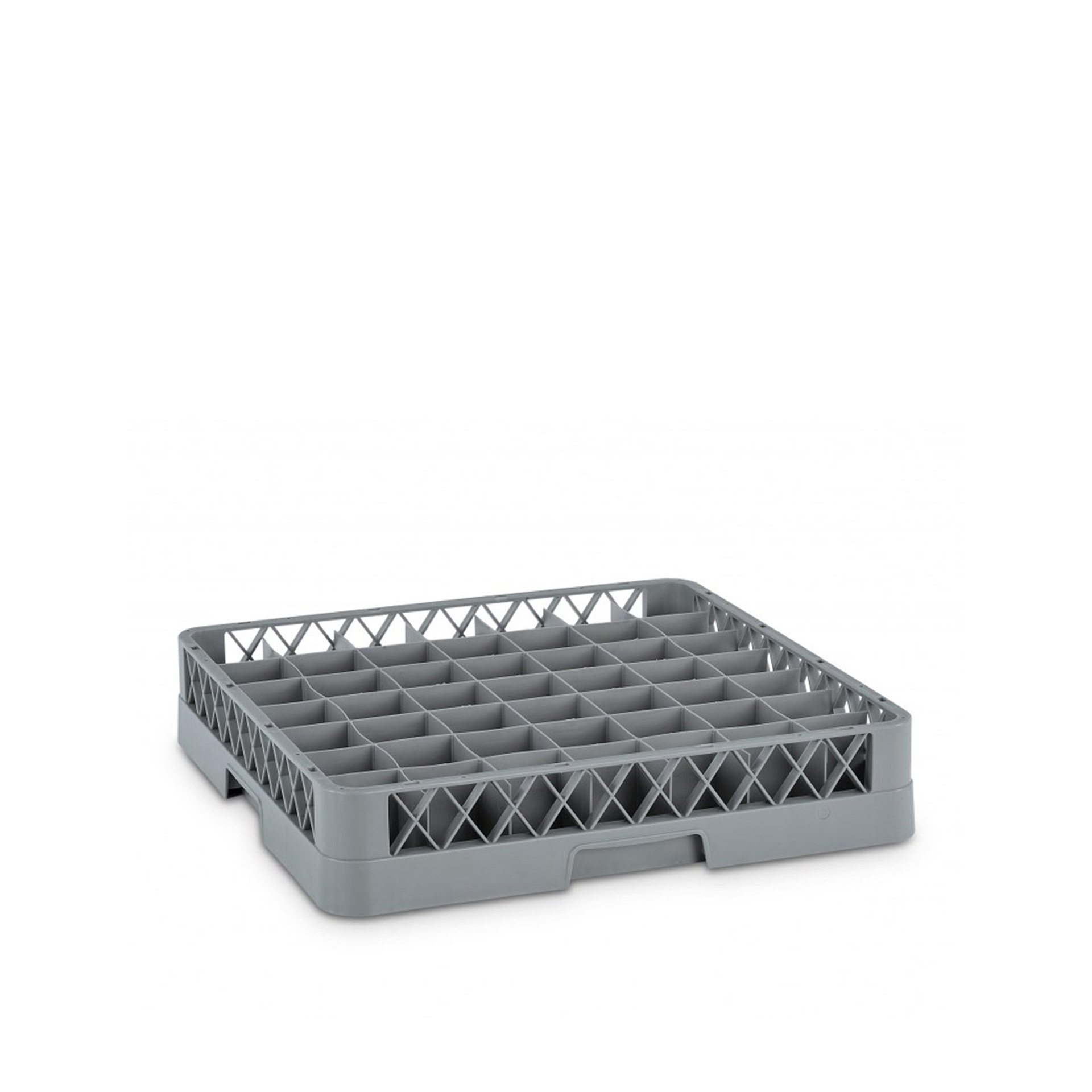 Tabuleiro Rack 49 Compartimentos Cinzento 50X50X10.2cm