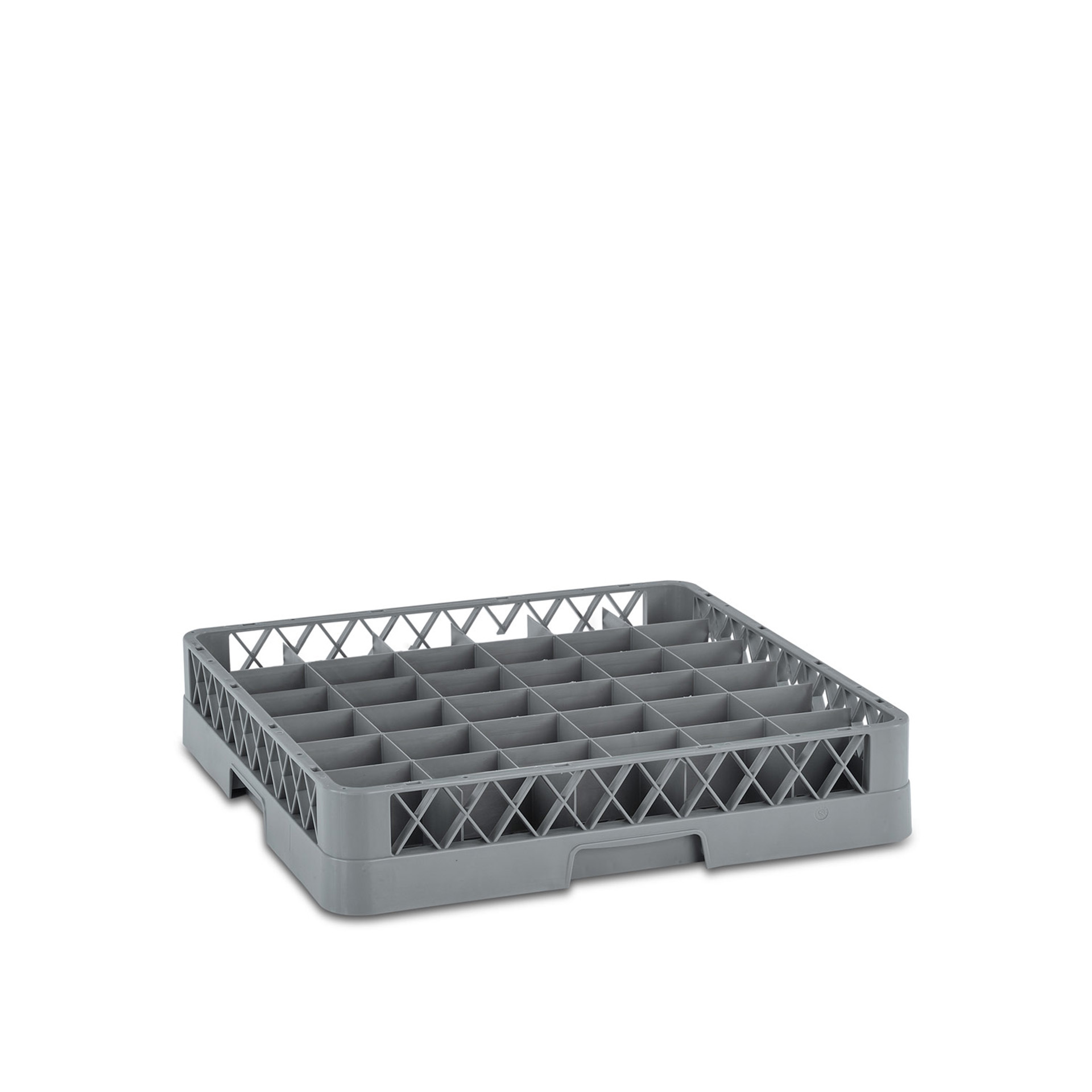 Tabuleiro Rack 36 Compartimentos Cinzento 50X50X10.2cm
