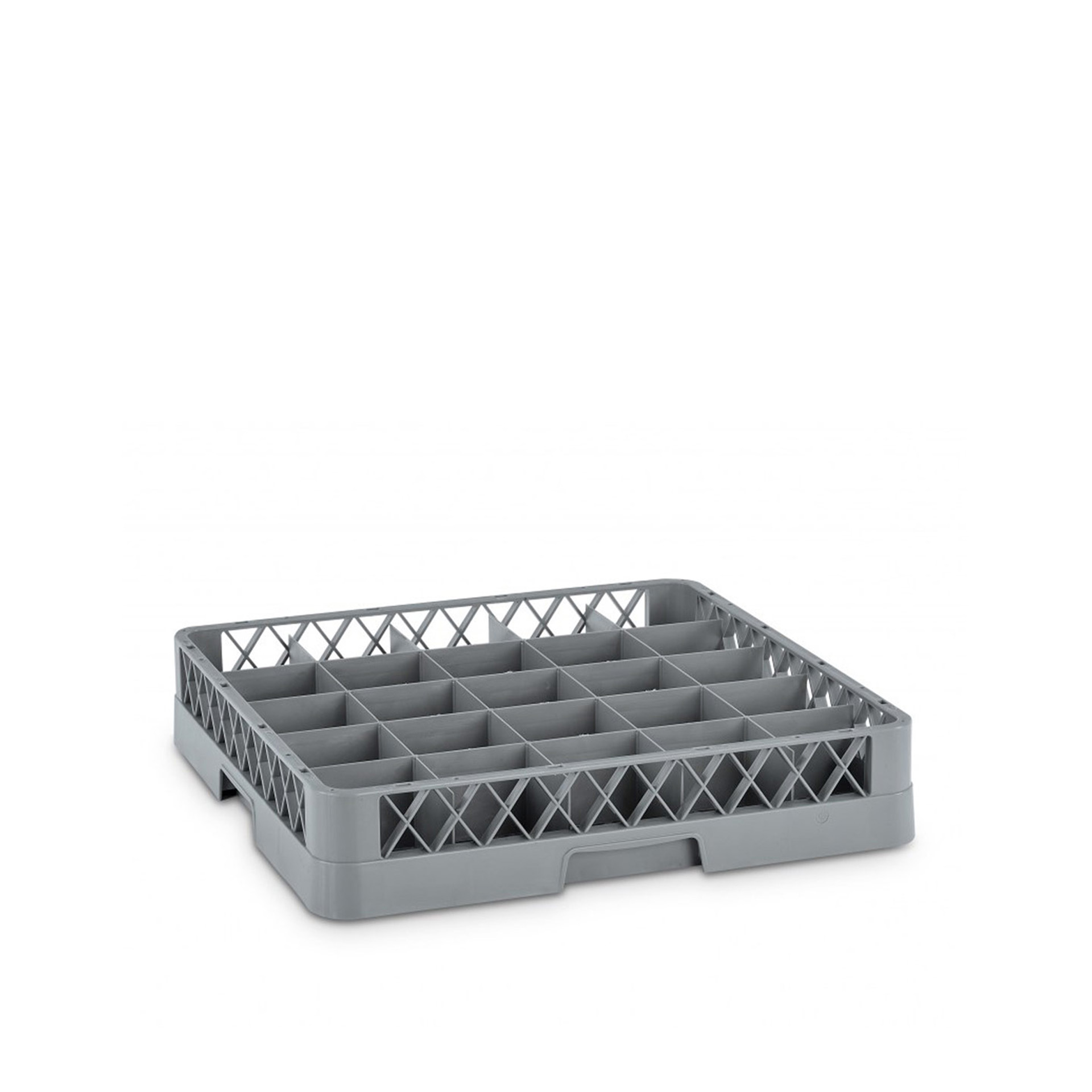 Tabuleiro Rack 25 Compartimentos Cinzento 50X50X10.2cm