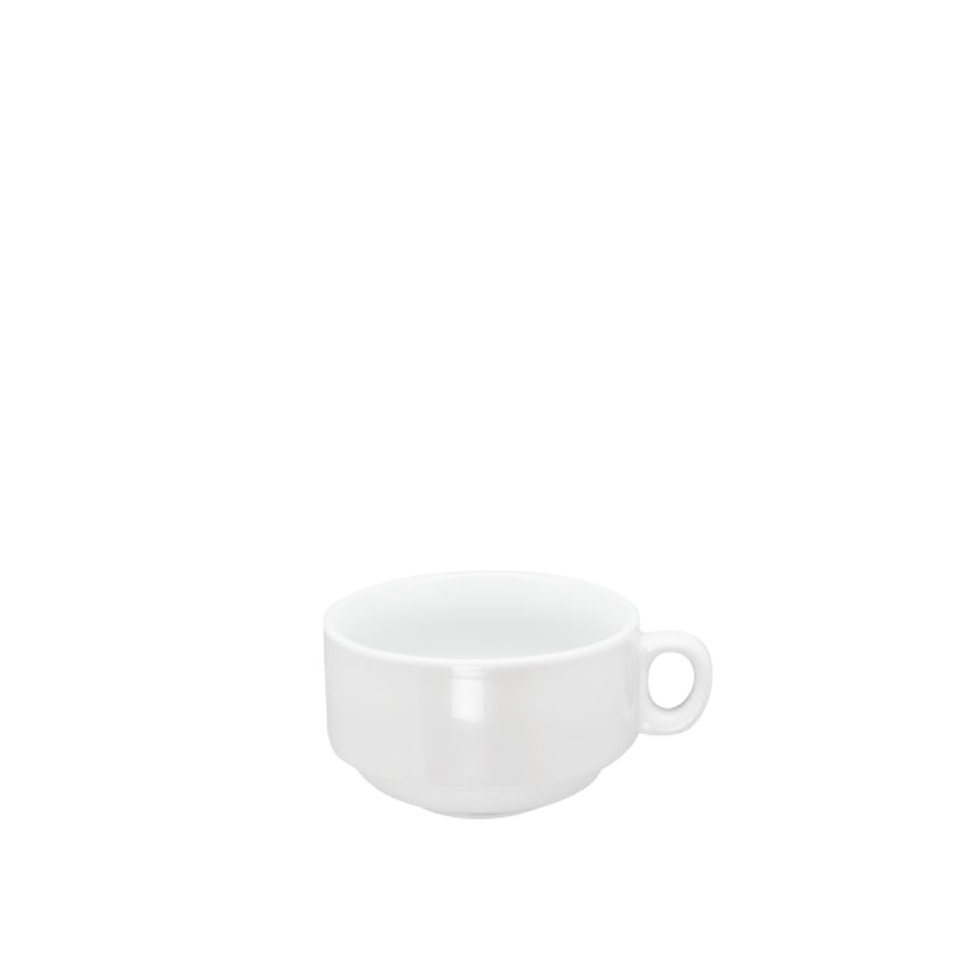 Chávena Almoçadeira Porcelana com Asa 300ml 10X6cm