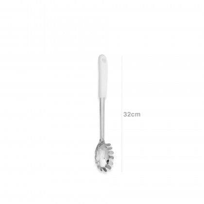 Colher Esparguete Inox Classic Branco 32cm