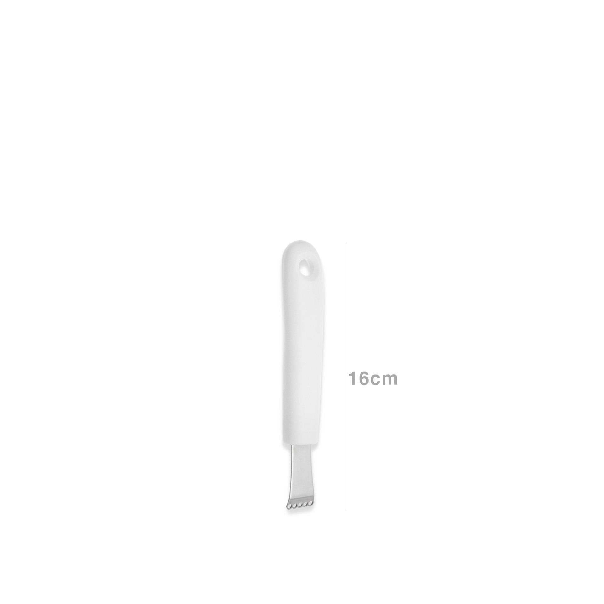 Raspador Citrinos Inox Classic Branco 16cm
