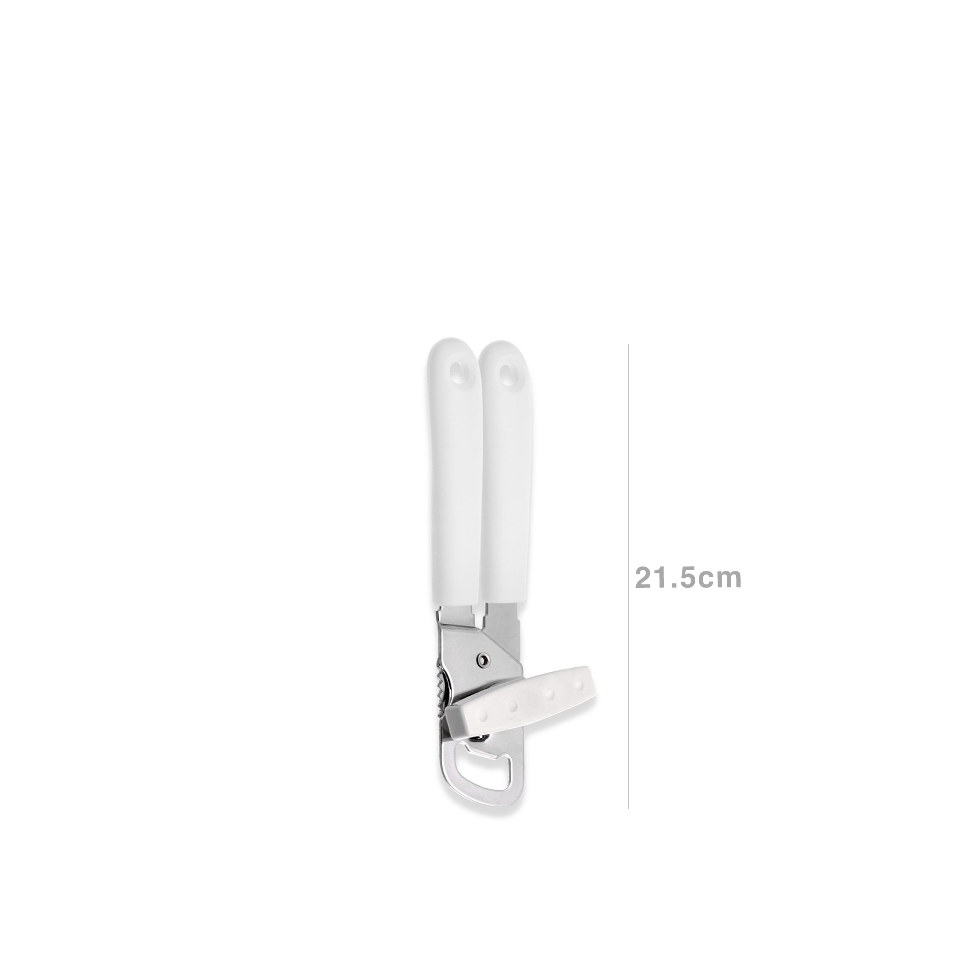 Abre Latas Inox Classic Branco 21.5cm