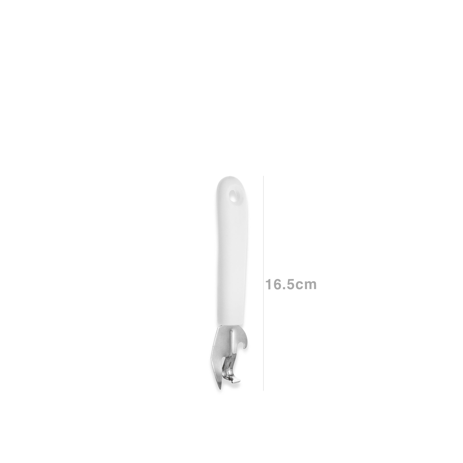 Abre Latas Multiusos Inox Classic Branco 16.5cm