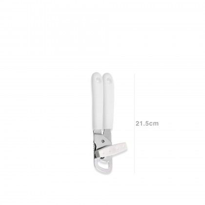 Abre Latas Inox Classic Branco 21.5cm