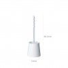 Escovilho WC Redondo Branco 14X40.5cm
