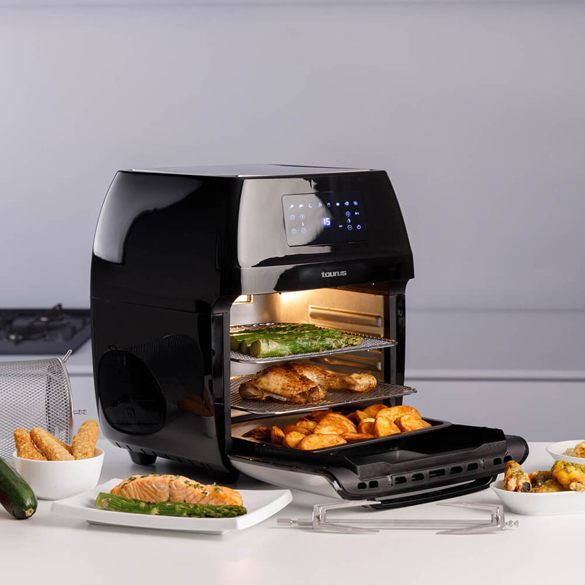 Fritadeira sem Óleo Digital Grill 12l 1700W