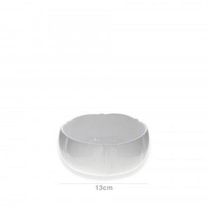 Floreira Redonda Branca 13cm