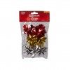 Laço Estrela Metal Vermelho / Ouro / Prata 14mm Pack 6 Laço Estrela Metal Vermelho / Ouro / Prata 14mm Pack 6