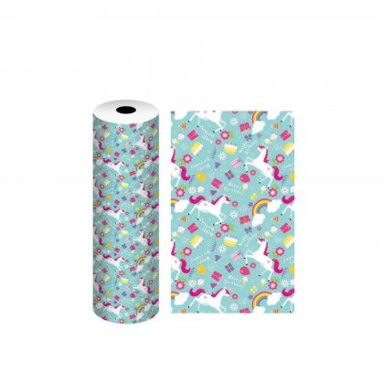 Bobine Papel Embrulho Fantasia Infantil 4.5kg 62cm Bobine Papel Embrulho Fantasia Infantil 4.5kg 62cm