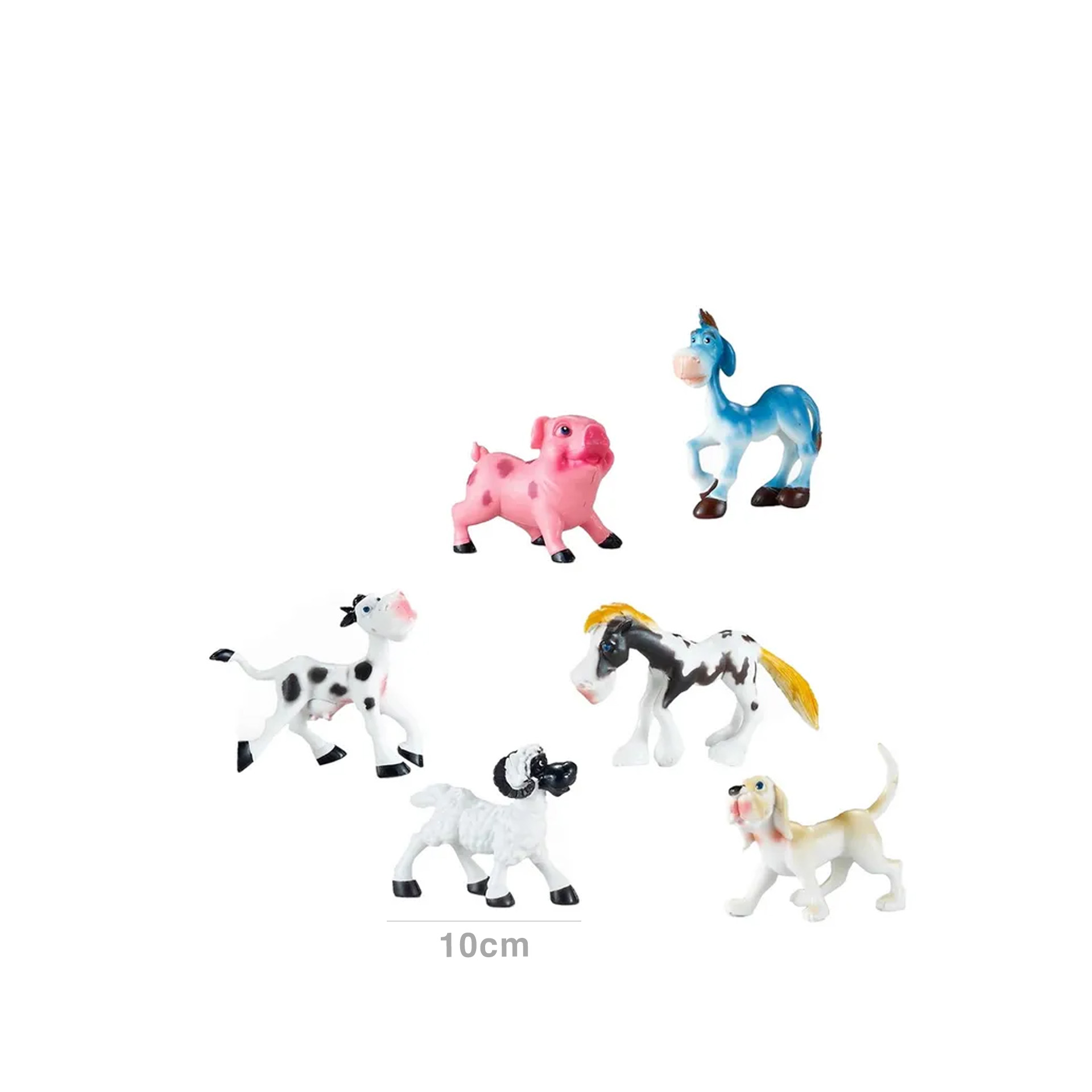 Animais Quinta 10X2.5X7cm Pack 6