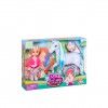 Boneca com Cavalo 13cm
