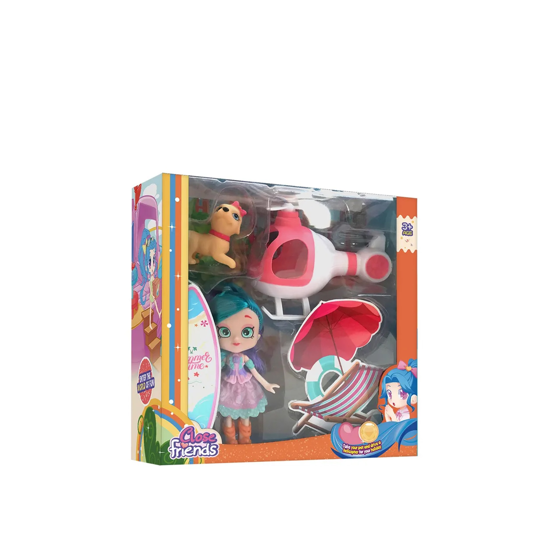 Boneca Close Friends com Acessórios 12cm