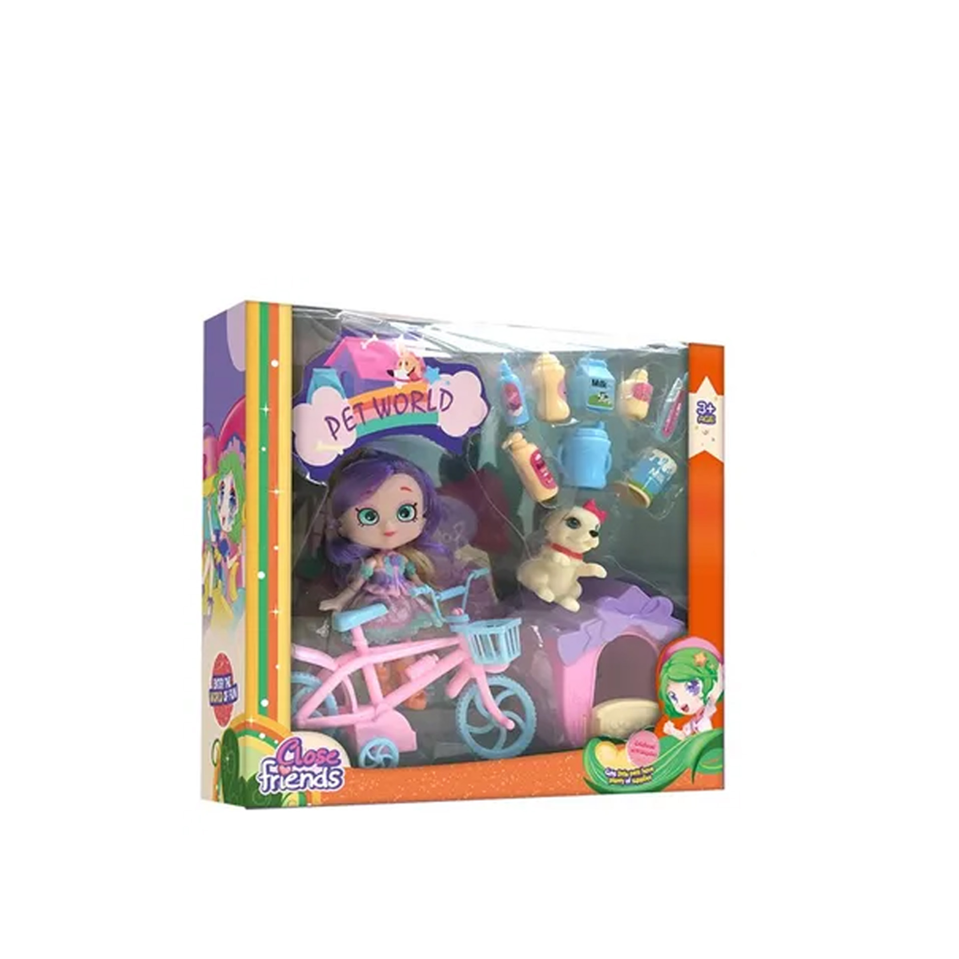 Boneca Close Friends com Acessórios 12cm