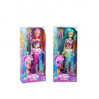 Boneca Pequena Sereia 29cm