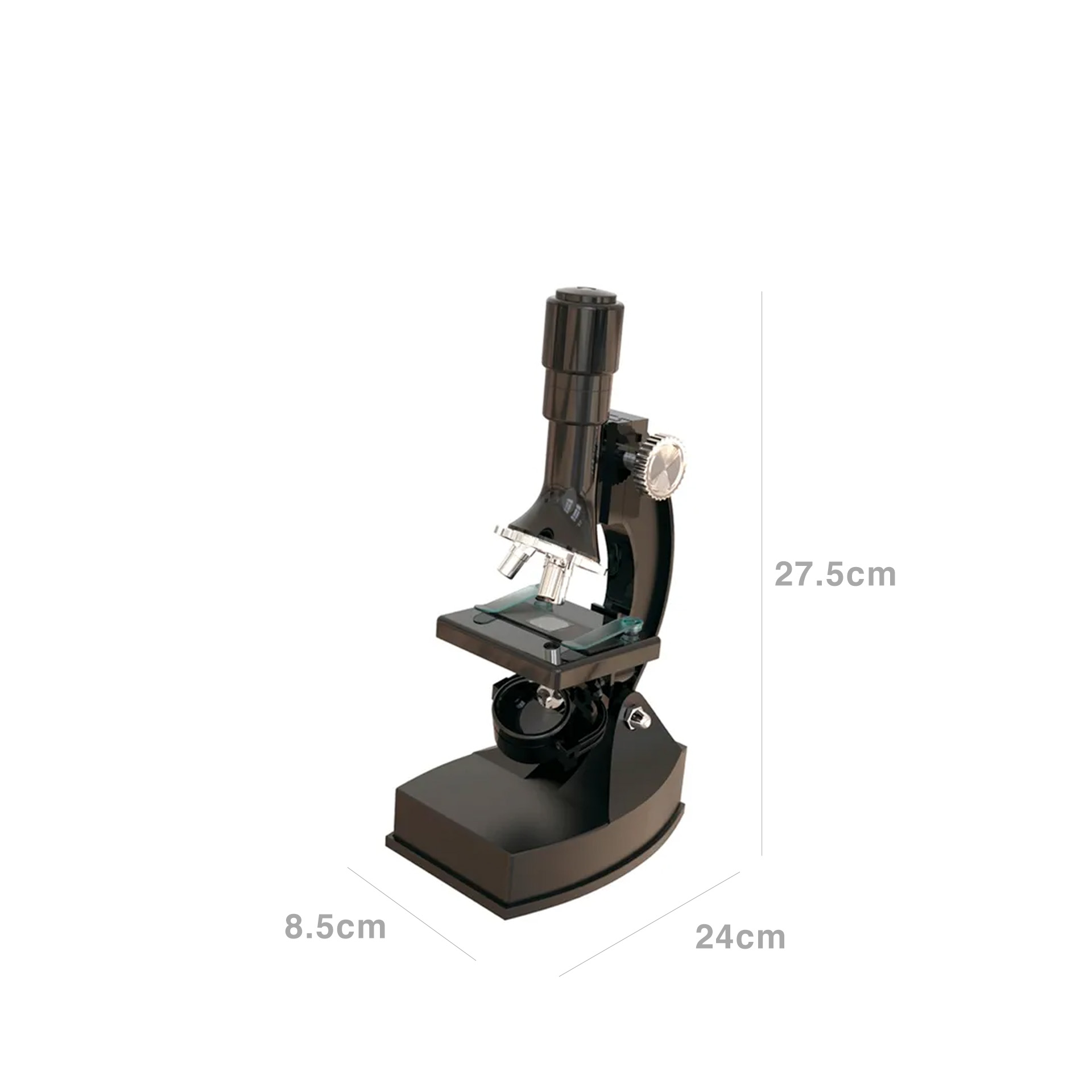 Microscópio com Acessórios 24cm