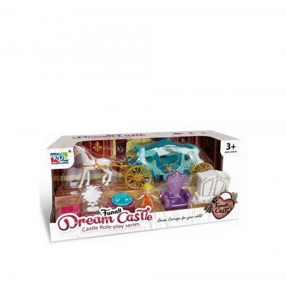 Carruagem Princesas com Acess�rios 21X7X7.5cm