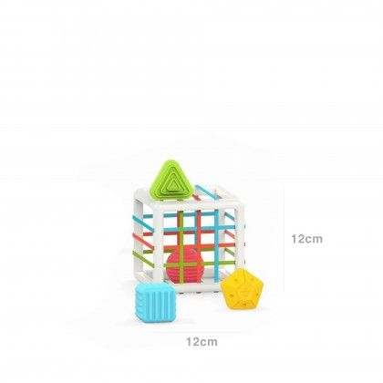 Cubo Atividades Infantil 12X12X12cm Cubo Atividades Infantil 12X12X12cm