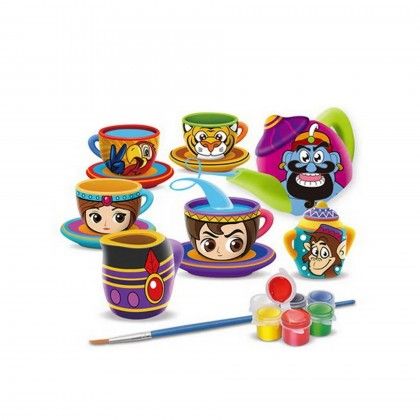 Conjunto Café Cerâmica 15 Peças 25X5X20cm Conjunto Café Cerâmica 15 Peças 25X5X20cm