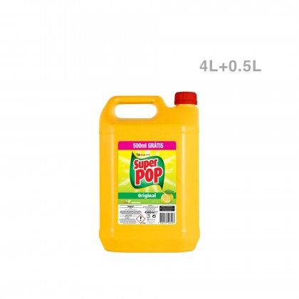 Detergente Loia Manual Super Pop Limo 4000ml+500ml