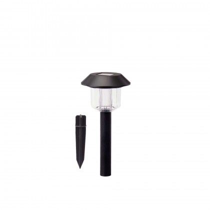 Candeeiro Solar Inox 2V 45MA 12.5X12.5X29cm