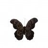 Borboleta com Clip Preto 16cm Pack 6