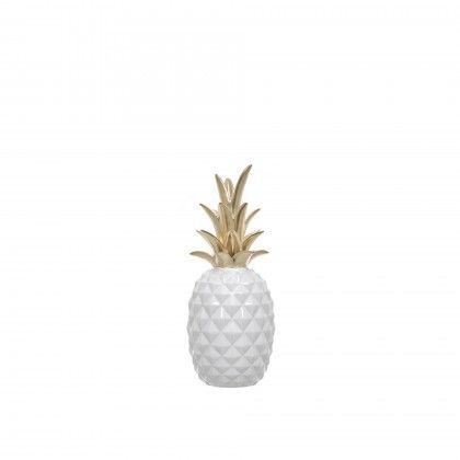 Anans Cermica Branco 15X15X39cm