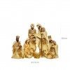 Prespio Natal Dourado 6 Peas 24.5X15X25cm