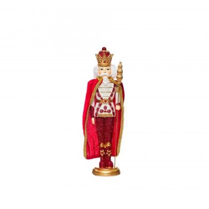 Soldado Quebra-Nozes Vermelho 11.5X10.4X39cm