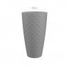 Vaso Havana Tropical Alto Ø40X70cm 56L Cinza Calcário Vaso Havana Tropical Alto Ø40X70cm 56L Cinza Calcário