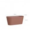 Floreira Porto 30X14.2X12.6cm 3.5L Terracota