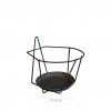 Suporte Parede Com Prato 17.5X17.5X17cm 5Kg Antracite