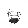 Suporte Parede Com Prato 17.5X17.5X17cm 5Kg Antracite