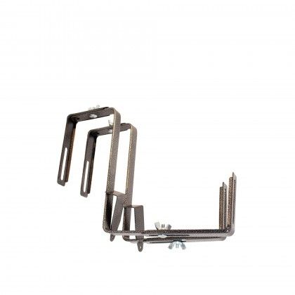 Suporte Fixao Varanda 24X21cm 10Kg Cinzento Martelado