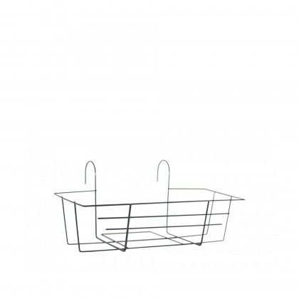 Suporte Varanda Cesto 47X22X22.5cm 15Kg Antracite