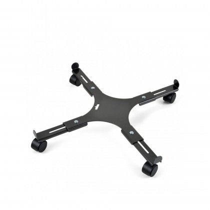 Suporte Rodas Ajustvel 27X8cm 100Kg Cinzento Martelado
